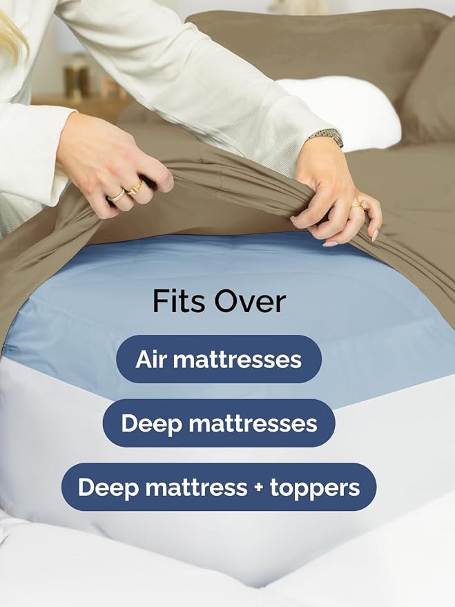 Extra Deep Pocket Cal King Sheets - Image 6