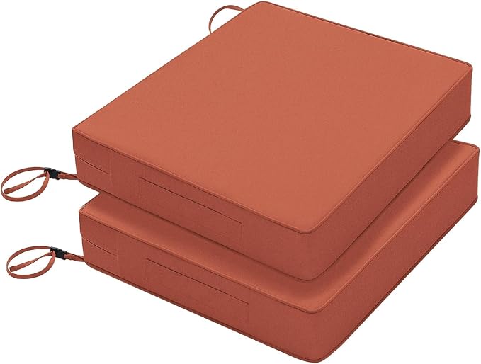 Favoyard Patio Chair Cushions 18.5 x 16 x 3 Inch Waterproof Outdoor Seat by OutdoorFurnitureAccessories