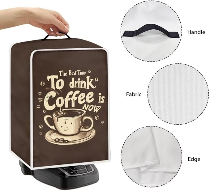 Mumeson Coffee Cup Coffee Maker Cover, Home Kitchen Appliance Cover Stain Dust - Image 5