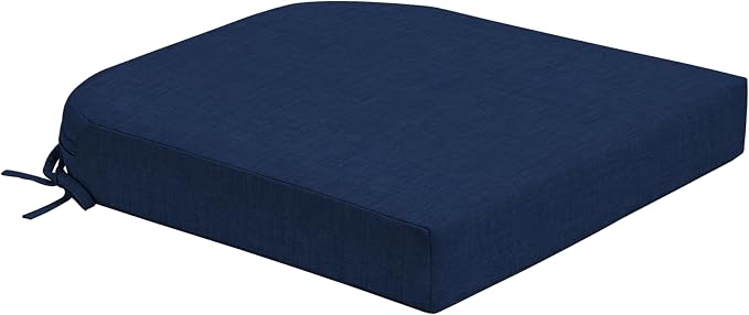 Arden Foam Outdoor Round Back Seat Cushion, 20 x 19, Made by ARDEN