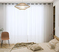 PI Sheer White Long Curtains by PI