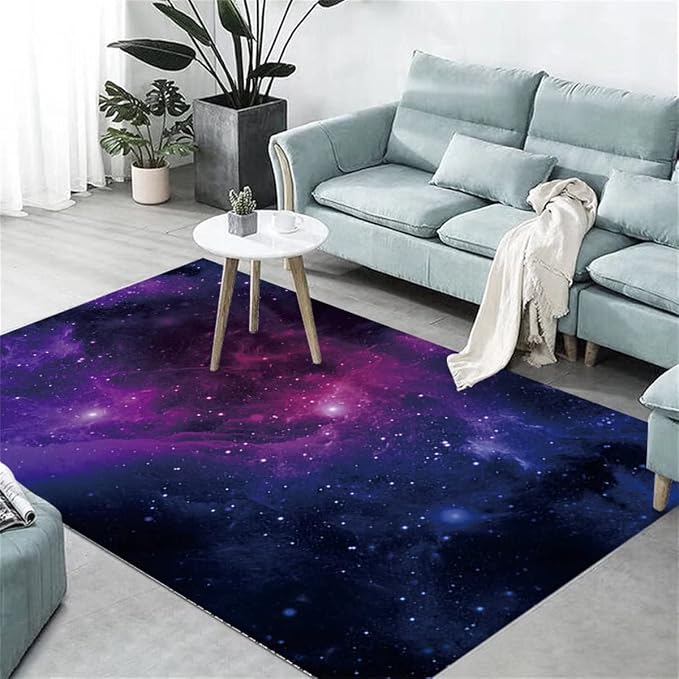 Colorful Galaxy Theme Large Area Rug by Home