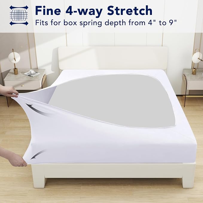 PureFit Stretchy Box Spring Cover Twin - Image 3
