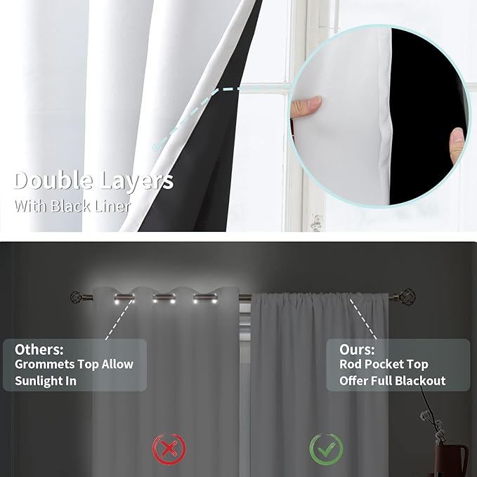 BGment 100% Blackout Curtains for Bedroom - Image 7