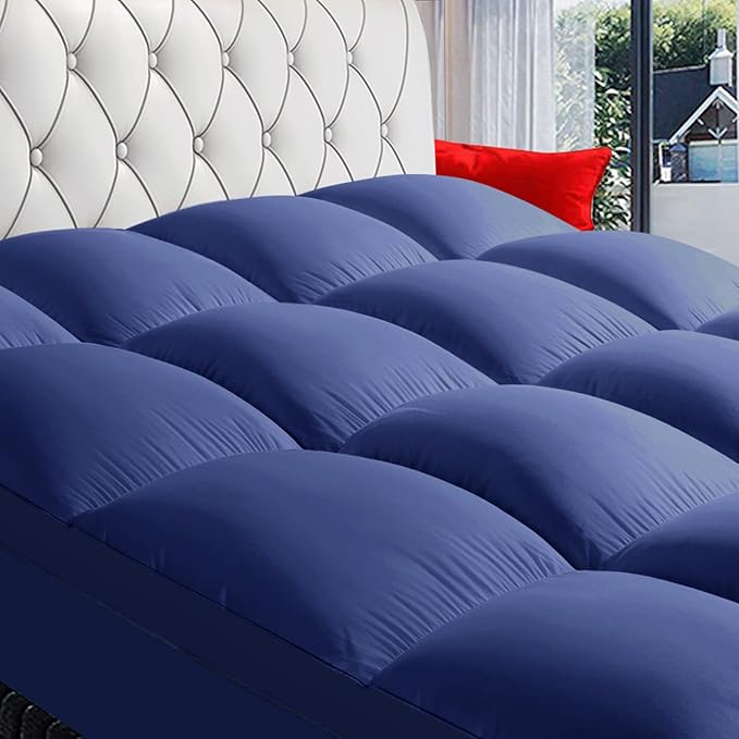 COONP Twin XL Mattress Topper, Extra Thick Pillowtop, Cooling Plush Mattress by COONP