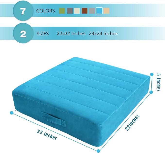MeMoreCool Square Floor Pillow Seating - Image 7