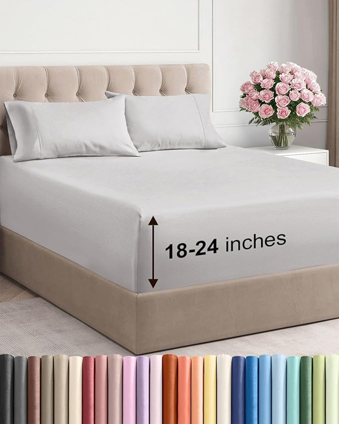 Extra Deep Pocket Cal King Sheets by CGKUnlimited