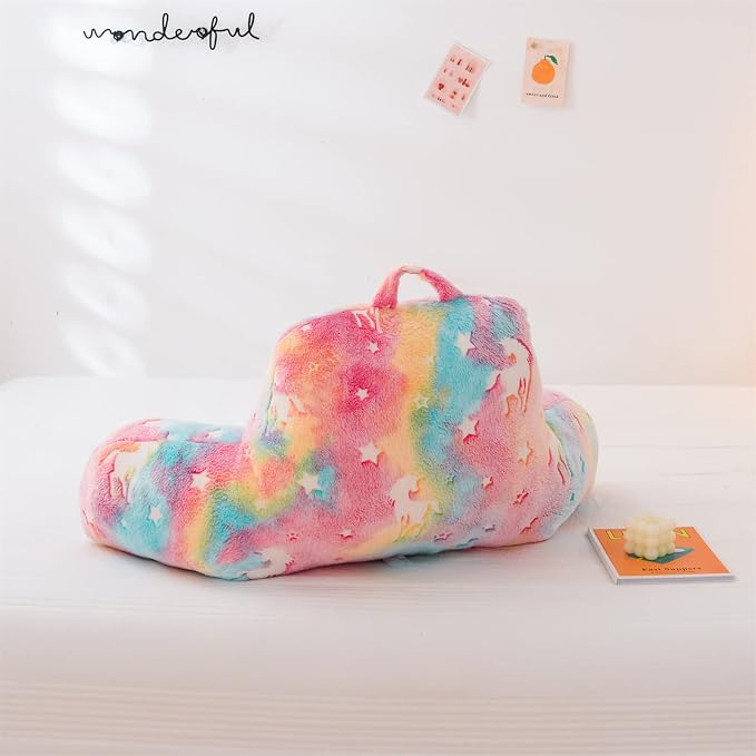 Meeting Story Colorful Unicorn Luminous Reading Pillows Glow in The Dark - Image 4