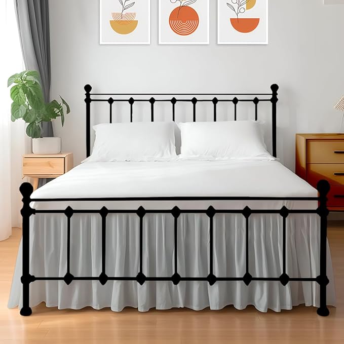 Shreem Linen Ruffled Bed Skirt - Image 9
