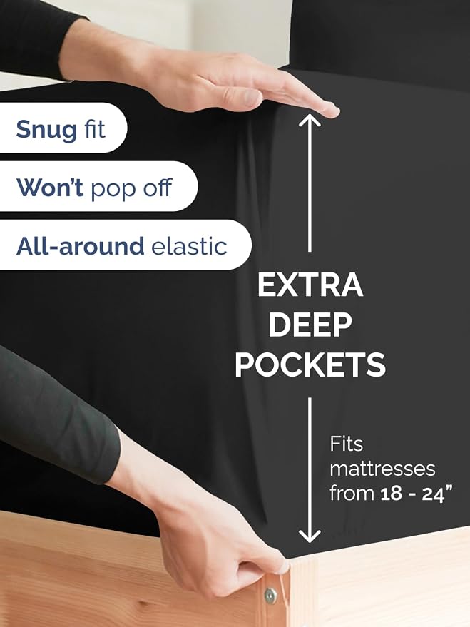 Extra Deep Queen Fitted Sheet - Image 2