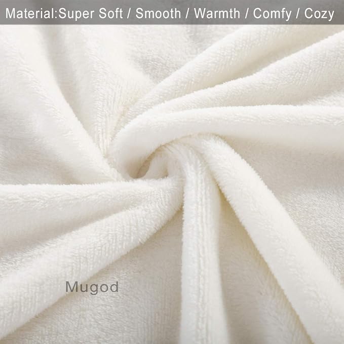 Mugod Black White Pattern Throw Blanket Graffiti Seamless Pattern - Image 5