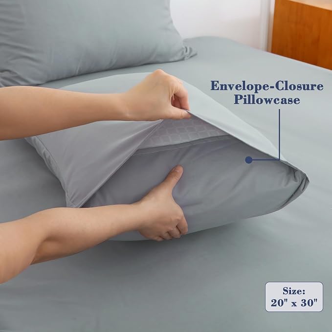 Air Mattress Sheet Set for 16-24 Inch Air Beds Full Size, Deep Pocket Fitted - Image 5