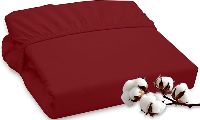 ROYALE LINENS 300 Thread Count 100% Long Staple Combed Cotton Fitted Sheet by ROYALELINENS
