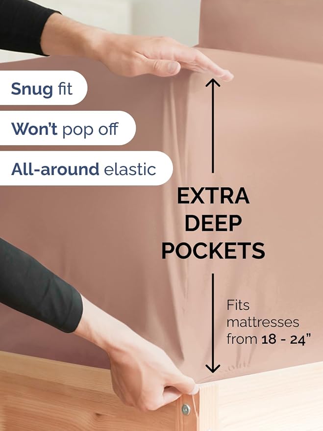 Extra Deep King Fitted Sheet - Image 2