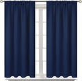 BGment Navy Blue Black Out Curtains 54 Inch Long by BGment