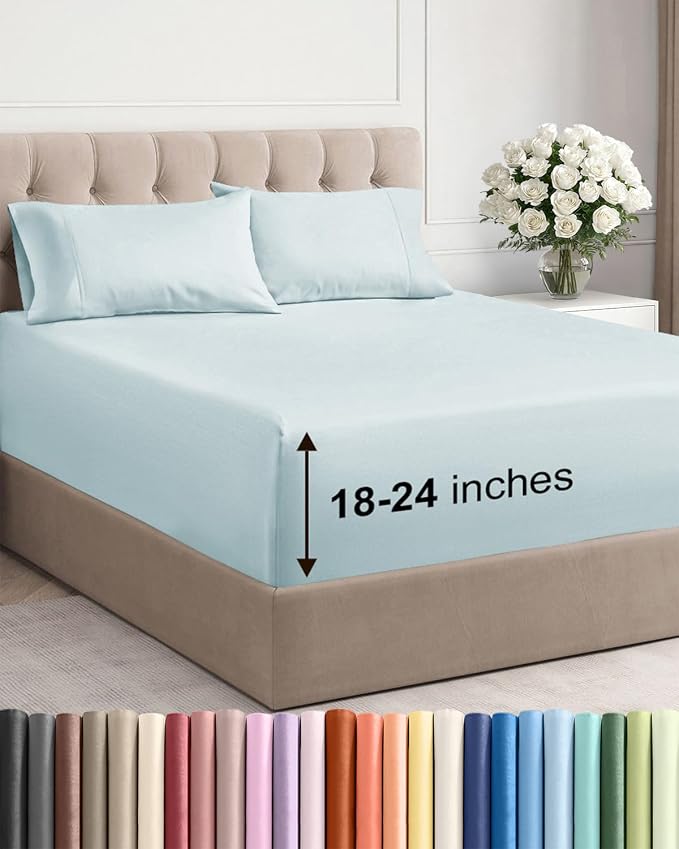 Extra Deep Pocket Cal King Sheets by CGKUnlimited