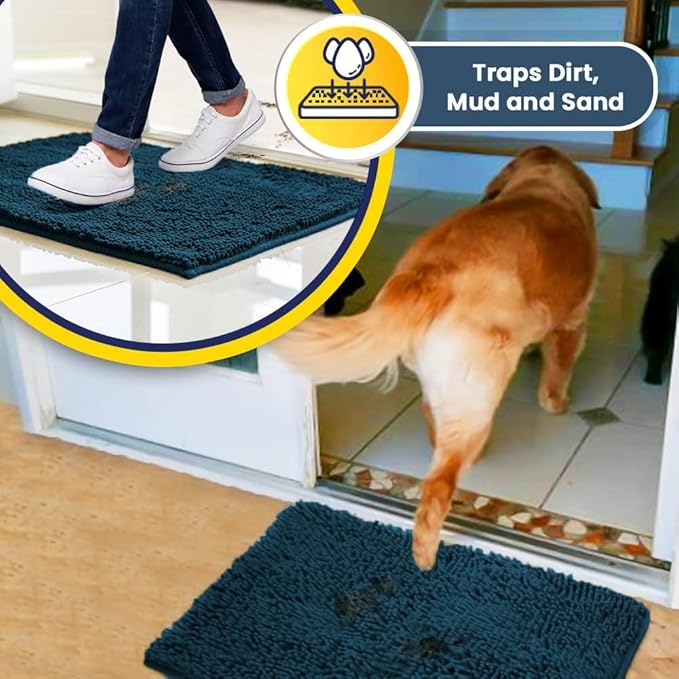 Muddy Mat® Shown on TV–Super Absorbent Microfiber Dog Door Mat - Image 6