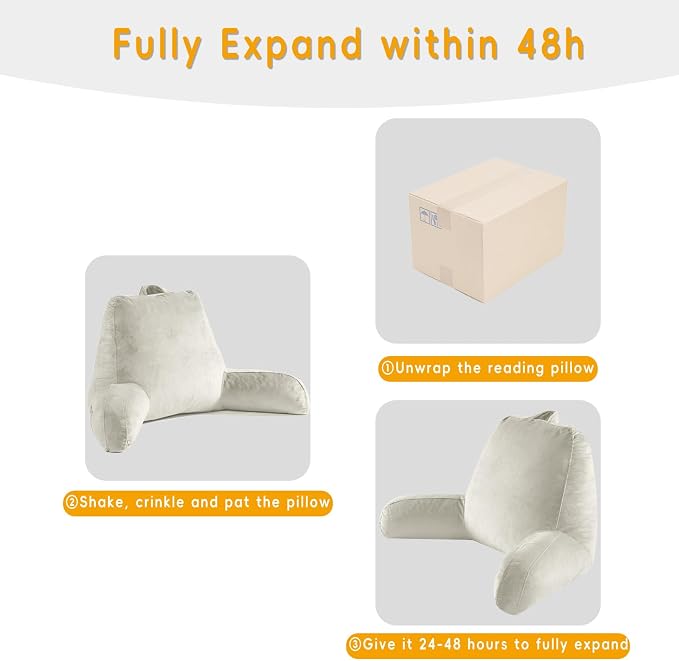 Reading Pillow for Sitting in Bed Adult, Reading Pillow - Image 5