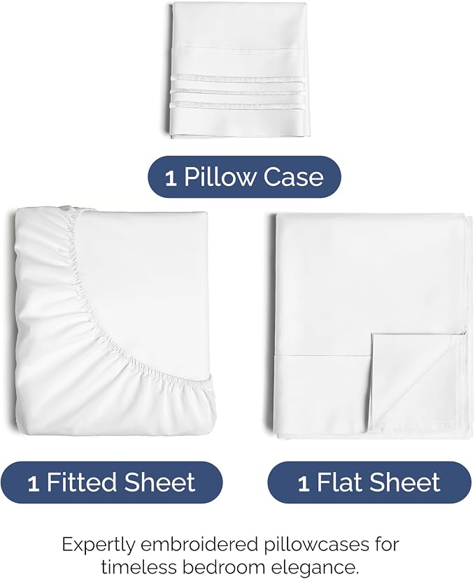 Twin XL Size 3 Piece Sheet Set - Image 2