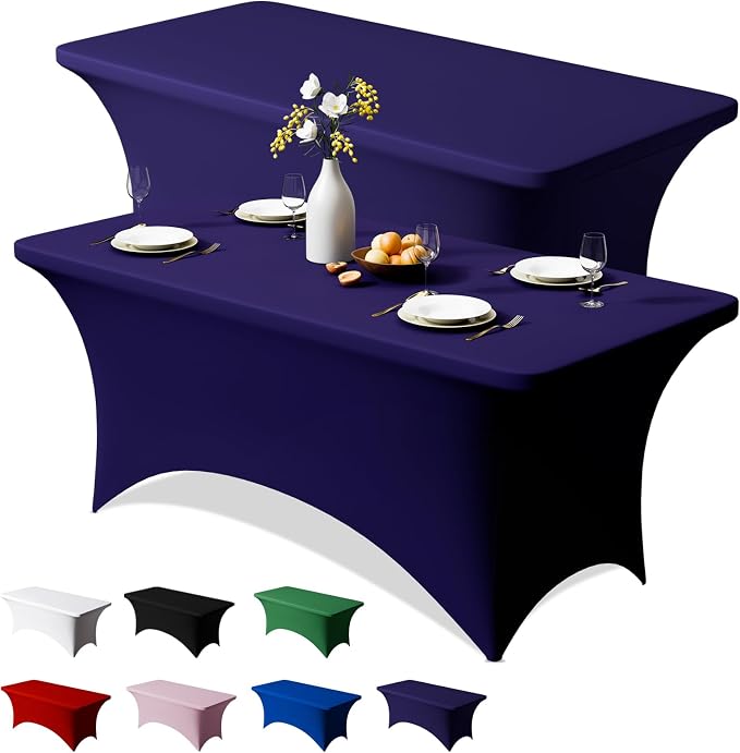 Trlyc 2 Pack 6FT Spandex Table Cloth by TRLYC