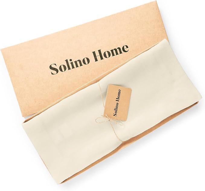 Solino Home Linen Ivory Table Runner 60 Inches - Image 5