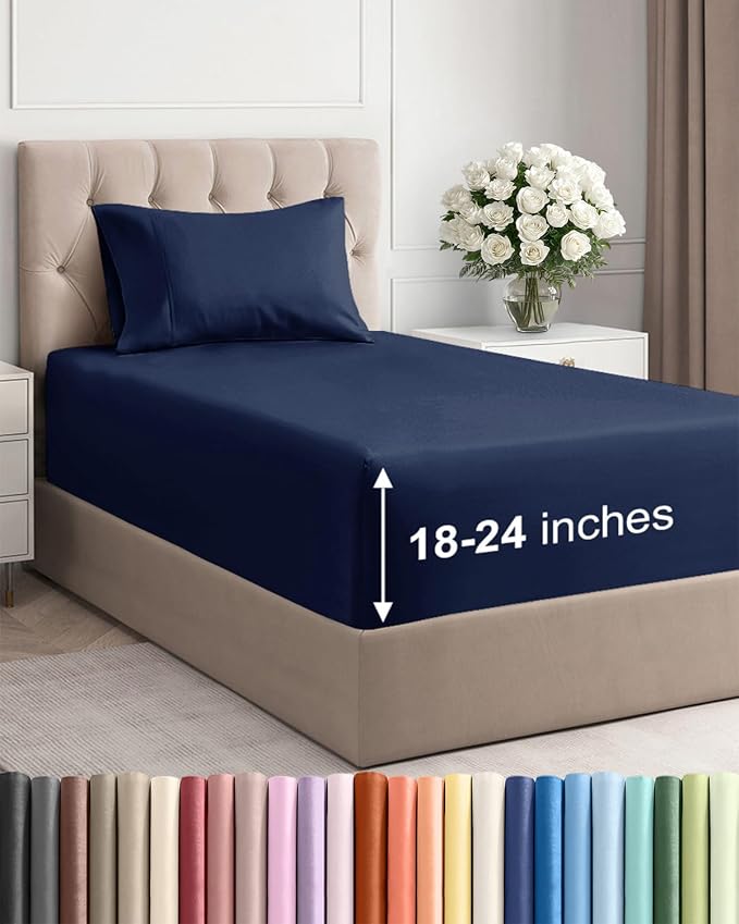 Extra Deep Pocket Twin Sheets by CGKUnlimited