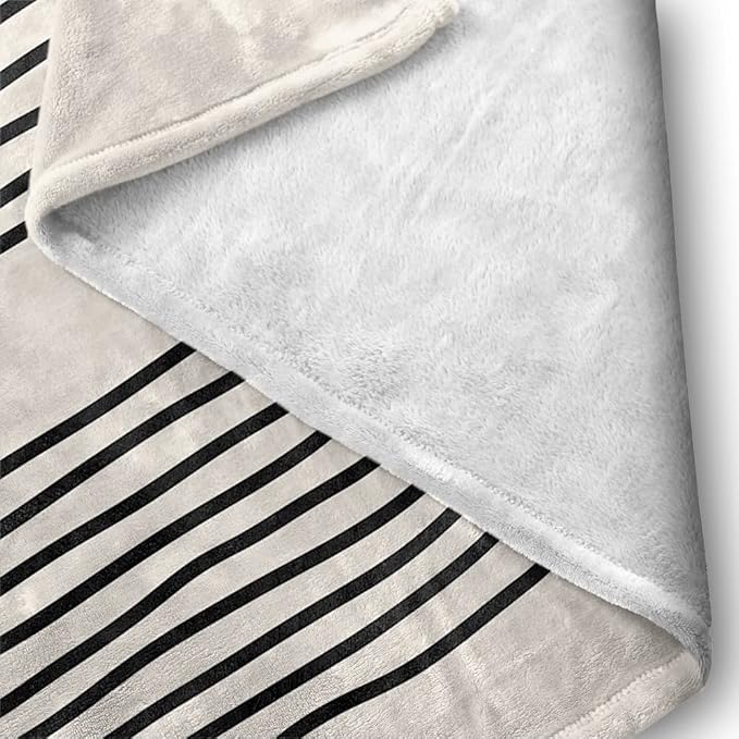 Boho Mid Century Blankets Orange Beige Throws Abstract Modern Aesthetic Bedding - Image 6