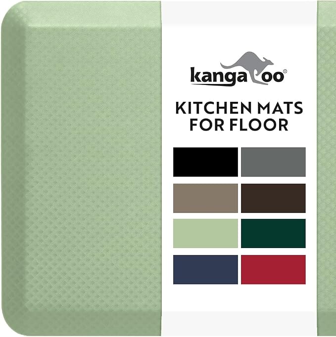 KANGAROO Thick Ergonomic Anti Fatigue Mats by Kangaroo