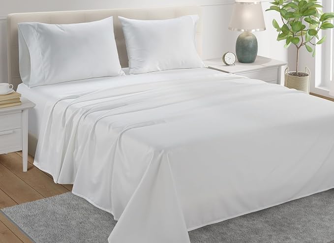 100% Egyptian Cotton Sheets King Size Sheets Set - Image 7