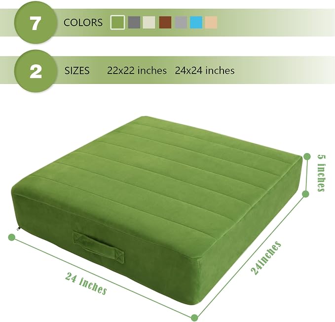MeMoreCool Square Floor Pillow Seating - Image 7