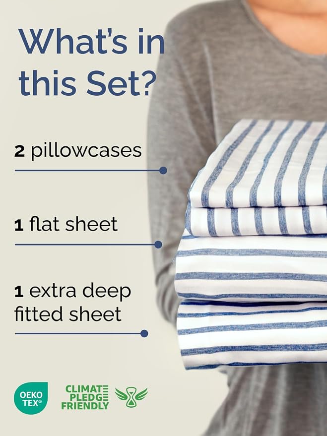 Extra Deep Pocket Queen Sheet Set - Image 2