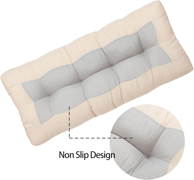 FUNHOME Outdoor Bench Cushion 48 x18 inch - Image 2