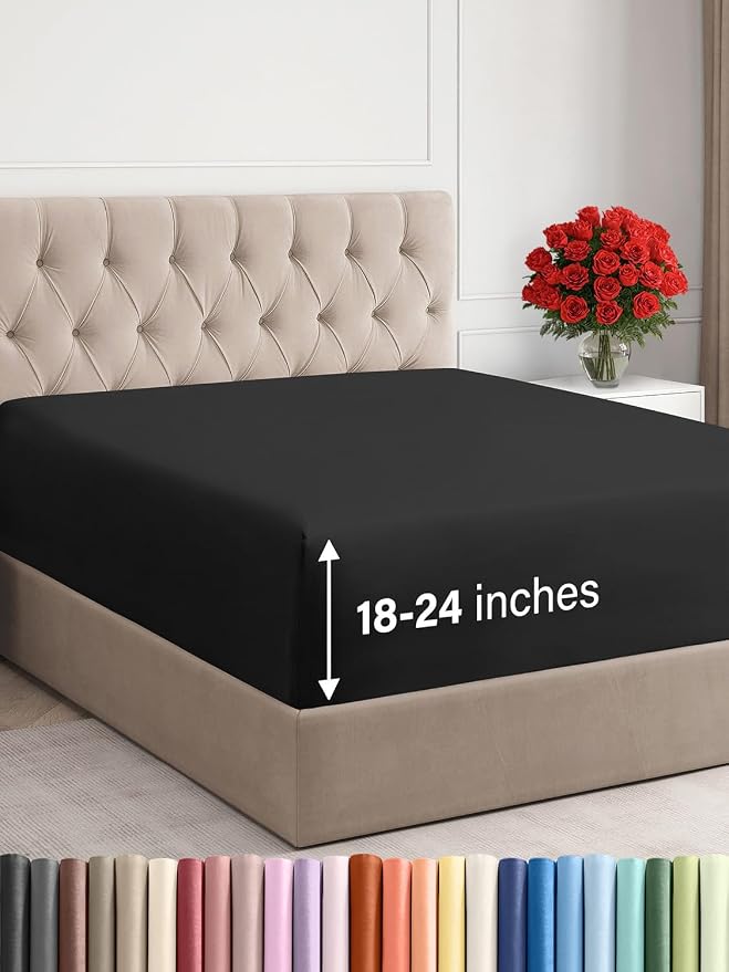 Extra Deep Queen Fitted Sheet by CGKUnlimited
