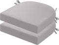 idee-home Outdoor Chair Cushions Set of 2, Thick 17" x 17" x 3" Outdoor Seat by idee-home