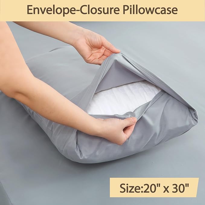 Air Mattress Sheet Set Queen Size, 6 Piece Deep Pocket Bed Sheet Set - Image 5