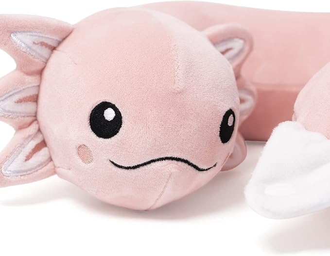 Niuniu Daddy Axolotl Kids Travel Pillow Road Trip Essentials - Image 5