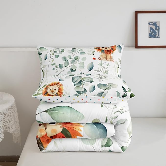 Erosebridal Cute Lion Bedding Twin Size - Image 6
