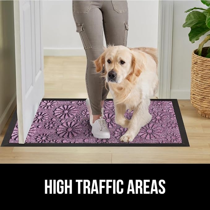 GORILLA GRIP 100% Waterproof All-Season WeatherMax Doormat, Durable Natural - Image 6