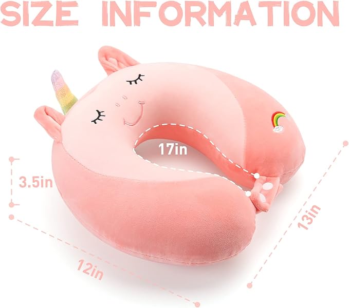 Niuniu Daddy Neck Pillow for Traveling, Pure Memory Foam Travel Neck Support - Image 5