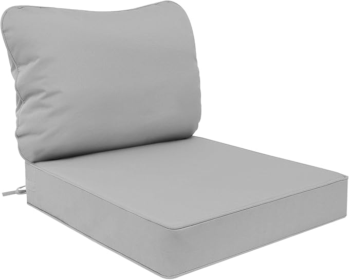AAAAAcessories Outdoor Deep Seat Cushions, Waterproof, Fade-Resistant Patio by AAAAAcessories