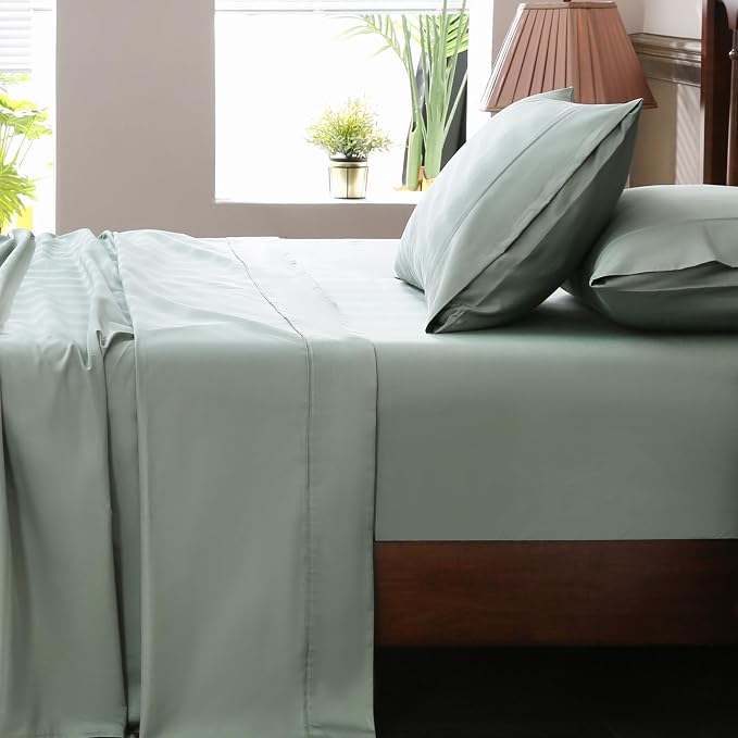 Extra Deep Pocket California King Sheets 18-24 Inch 1000 Thread Count 100% by overket