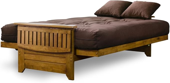 Nirvana Futons Brentwood Tray Arm Futon Sofabed Set - Image 7
