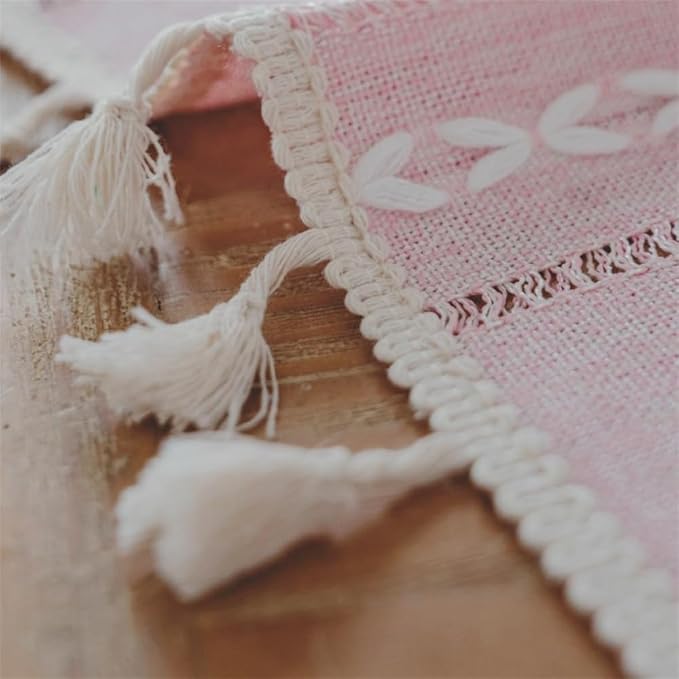Simple Bedside Table Tassel Cover Cloth, Tablecloth Cover Towel, Suitable - Image 6