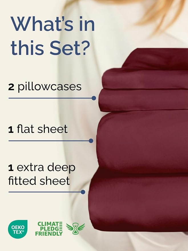 Extra Deep Pocket Cal King Sheets - Image 2