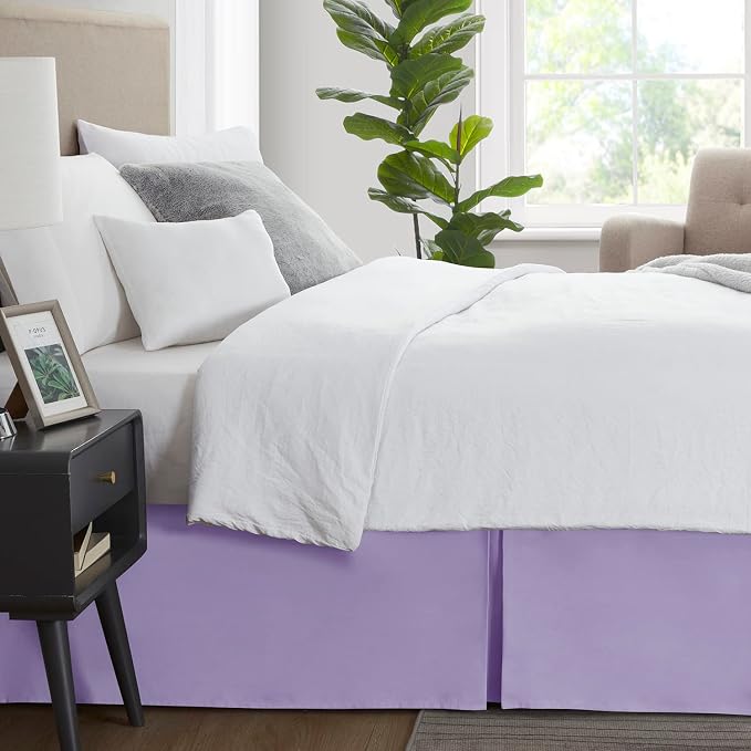 Nestl Lavender Bed Skirt Cal King Size - Image 3
