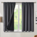 BGment Dark Grey Blackout Curtains by BGment