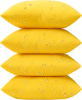 Phantoscope Pack of 4 Premium Dual Usage Outdoor Pillow Inserts, Waterproof by Phantoscope