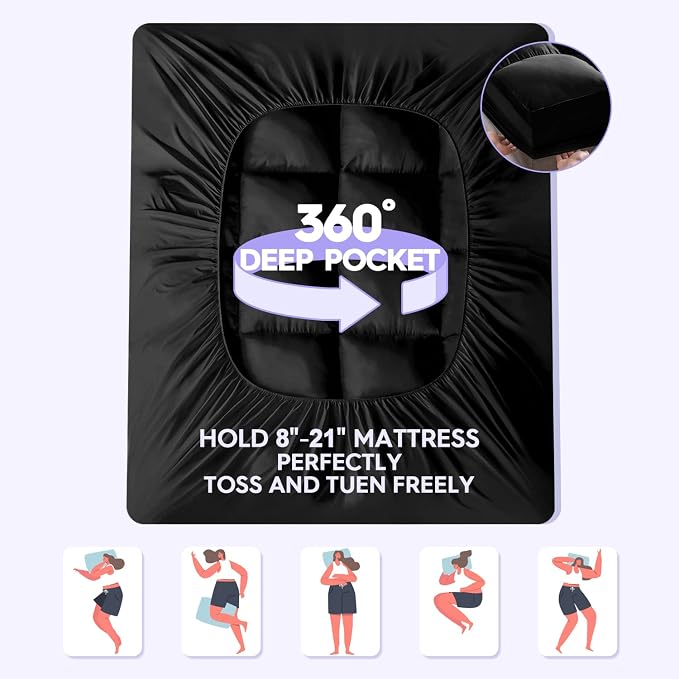 ABENE Mattress Topper for Back Pain Relief, Extra Thick Mattress Pad Pillowtop - Image 4