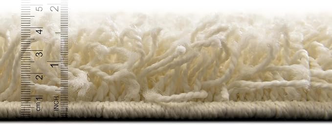 Unique Loom Solid Shag Collection Area Rug - Image 3