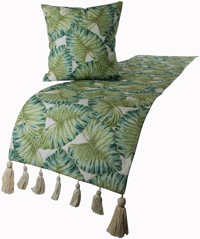 The HomeCentric Decorative Designer Handmade Bed Runner Without Pillow Cover by TheHomeCentric